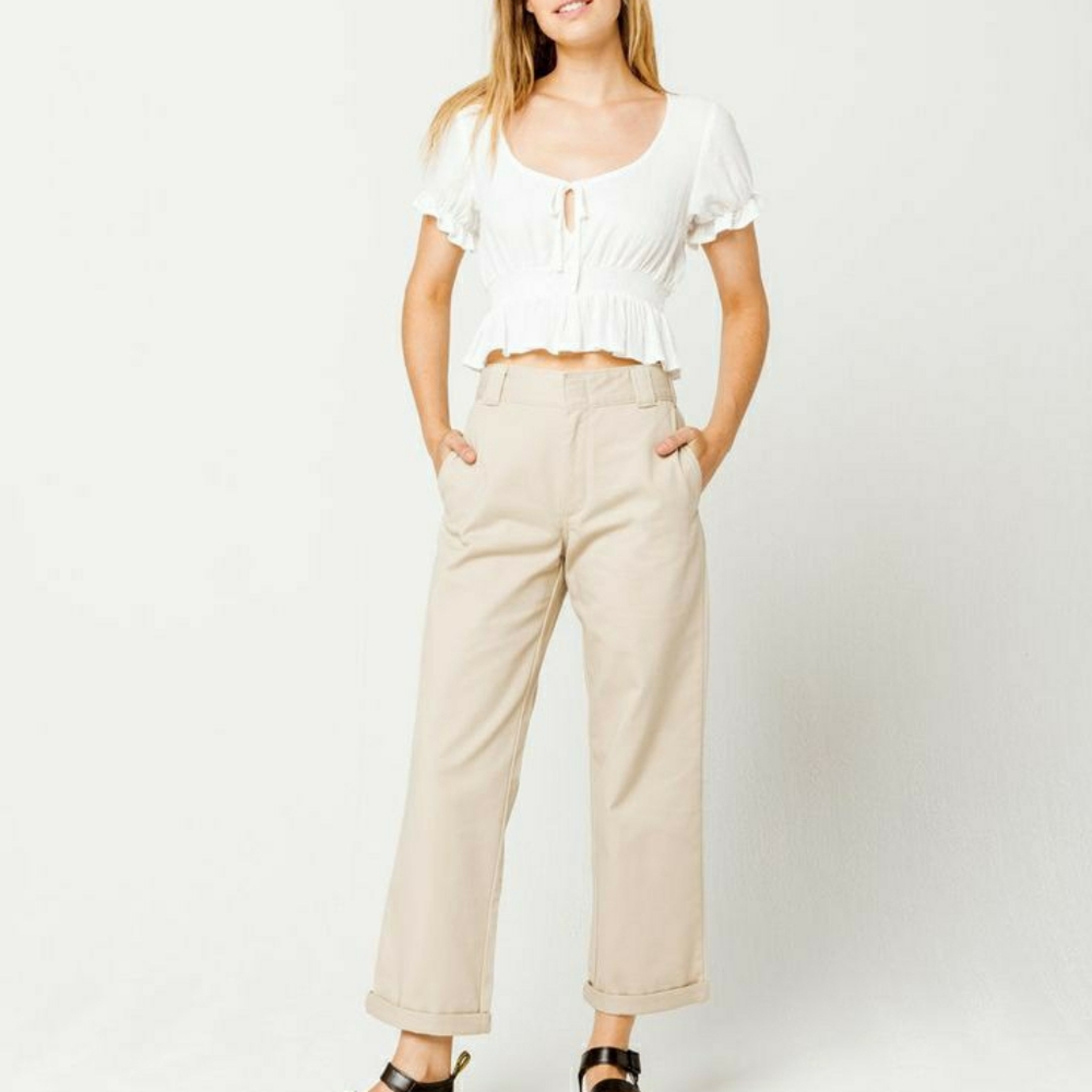 Dickies Worker Crop Roll Hem